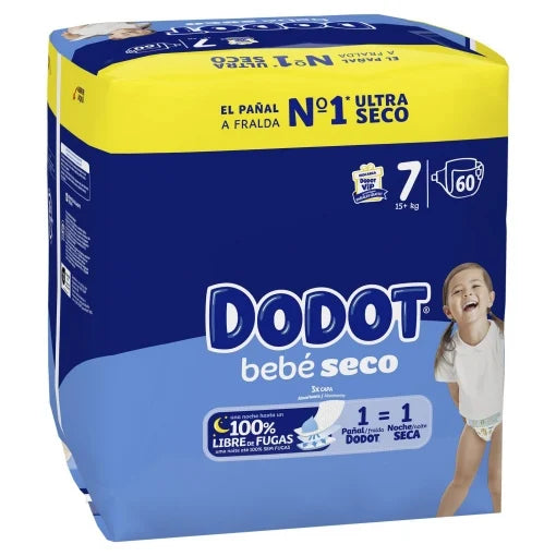 10 PACOTES - FRALDAS Babydot® Bebé-Seco